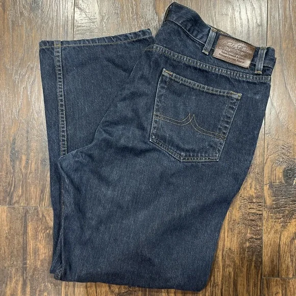 Brooks Brothers Jeans Size 38/34 100% Supima Cotton USA Straight Leg EUC - Picture 4 of 7